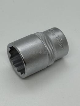 Головка 1/2" 19мм (12 граней) Тайвань