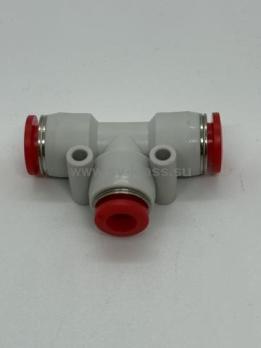 Фитинг цанговый тройник 6x8x8мм