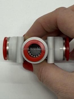 Фитинг цанговый тройник 12x16x16мм