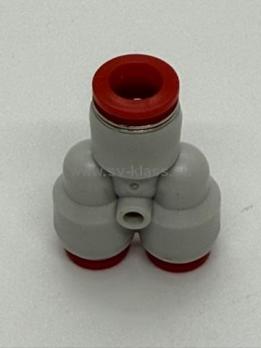 Фитинг цанговый тройник-разветвитель 6x4х4мм