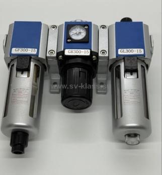 Фильтр-регулятор-лубр.1/2"GC3-04 4000л/мин,max-1.5МПа 25мкм (0.05-0.85Мпа)