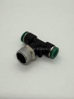 Фитинг тройник цанговый 1/2 x 10mm наруж. резьба