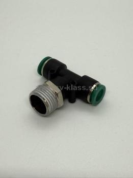 Фитинг тройник цанговый 1/2 x 10mm наруж. резьба