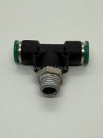 Фитинг тройник цанговый 1/4 x 10mm наруж. резьба