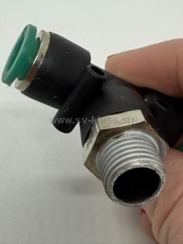 Фитинг тройник цанговый 1/4 x 10mm наруж. резьба