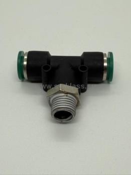 Фитинг тройник цанговый  1/4 x 12mm наруж. резьба