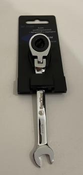 Ключ комбинированный с трещеткой и шарниром
